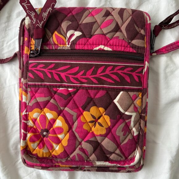 Vera Bradley Mini Hipster Crossbody Bag Messenger Purse - Picture 3 of 7